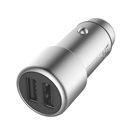 Автомобильное зарядное устройство Xiaomi Mi Car Charger QC 3.0, серый (GDS4053CN) фото