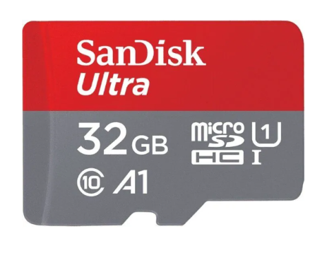 Карта памяти MicroSD 32GB SanDisk Ultra UHS-I  A1 (120mb/s) (SDSQUA4-032G-GN6MN) фото