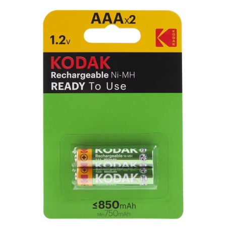 Аккумулятор AAA KODAK 850mAh 2шт (Б0009360) фото