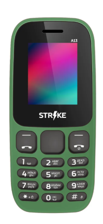 Мобильный телефон STRIKE A13 GREEN фото