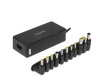 Адаптер AC Buro BUM-0220B65 автоматический 65W 18.5V-20V 11-connectors 1xUSB от бытовой электросети фото