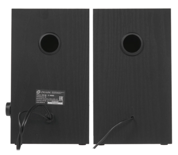 Колонки Оклик OK-162 2.0 черный 8Вт фото