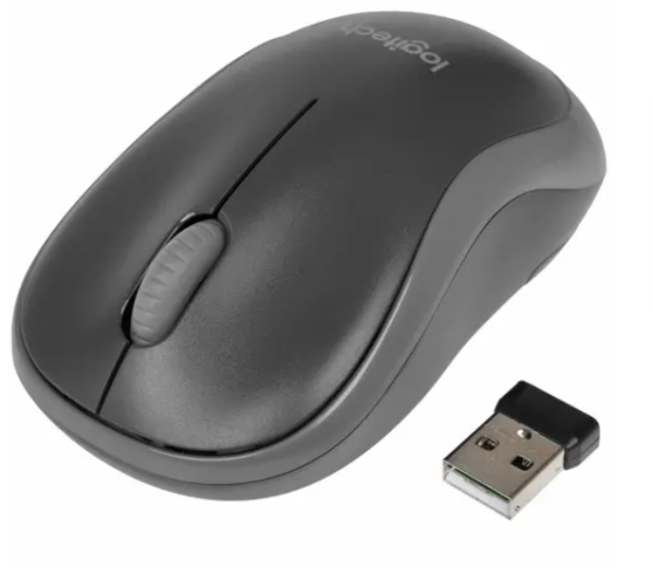 Мышь Logitech M185 Grey wireless USB (910-002252/910-006540) фото
