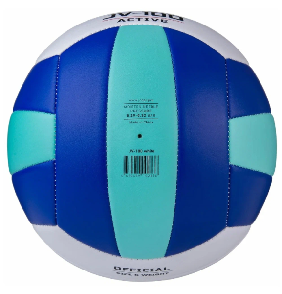 Мяч волейбольный Jögel JV-100, синий/мятный купить ЦИТ Мяч волейбольный Jögel JV-100, синий/мятный фото