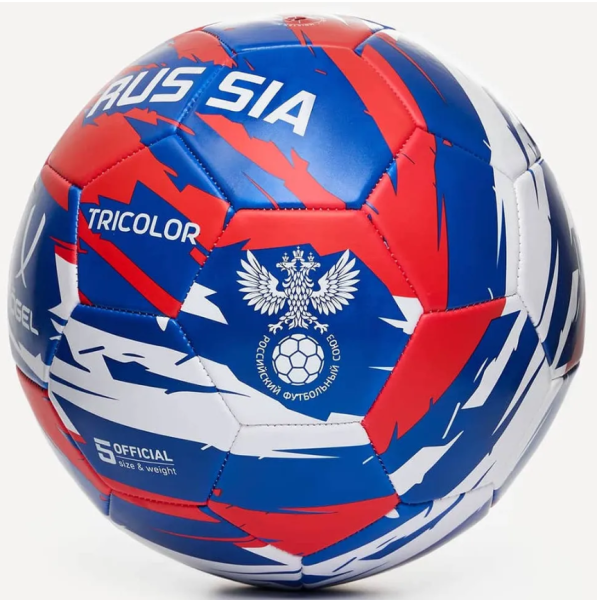 Мяч футбольный Jogel Russia Tricolor №5 фото