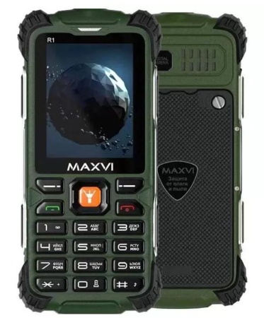 Мобильный телефон MAXVI R1 Green (Зеленый) купить ЦИТ Мобильный телефон MAXVI R1 Green (Зеленый) фото