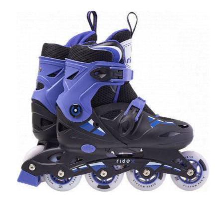 Ролик. коньки RIDEX Hop Purple, пласт.рама (S (31-34)) фото