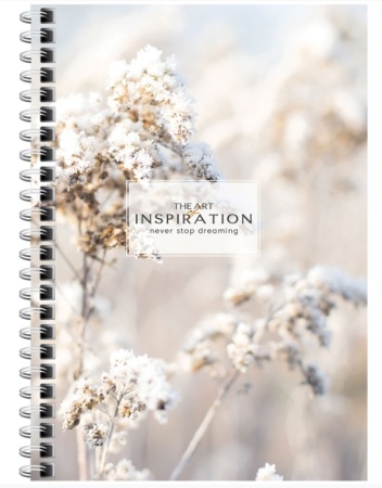 Тетрадь А5, 96л., клетка на гребне ArtSpace "Цветы. For inspiration", глянцевая ламинация, твердая о фото