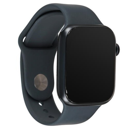 Умные часы Apple Watch Series 9 GPS 45mm Midnight / Midnight Band - M/L фото