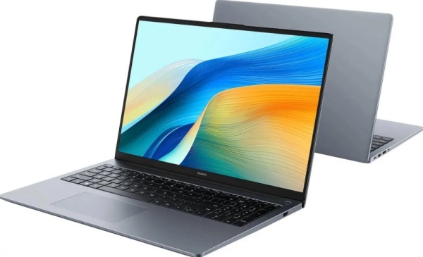 Ноутбук Huawei MateBook D16 53013YDK 16"WUXGA(1920x1200) IPS/Core i5-12450H 8c/16Gb/512Gb SSD/Intel  фото
