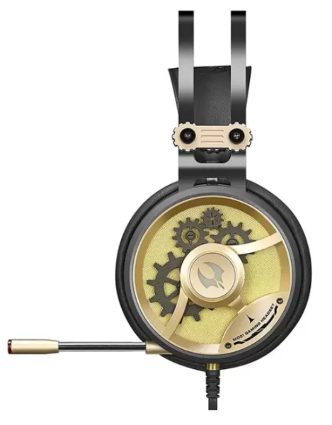 Игровые наушники с микрофоном A4 Bloody M660 черный/бронзовый фото
