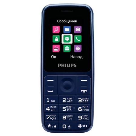 Мобильный телефон PHILIPS E125 DUOS BLUE фото