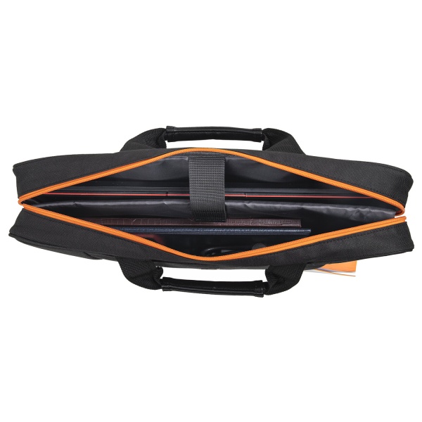 Сумка портфель BRAUBERG OFFICE с отд. для ноутбука 17,3", черная, 34х44х6 см, 270826 фото