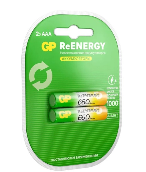 Акк-ры  ААА 2 шт. 650mAh 65AAAHCRGY-2CRCB2 фото