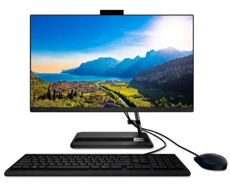 Моноблок Lenovo IdeaCentre 3 24ALC6  23.8" 1920x1080 Ryzen 3 5300U/8Gb/256Gb SSD/Wi-Fi/BT/Cam/клавиа фото