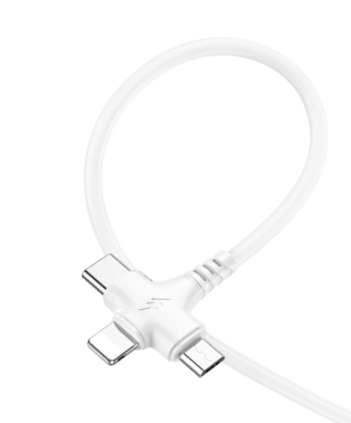Кабель Type-C - Lightning HOCO X77 1м белый (6931474784292) купить ЦИТ Кабель Type-C - Lightning HOCO X77 1м белый (6931474784292) фото