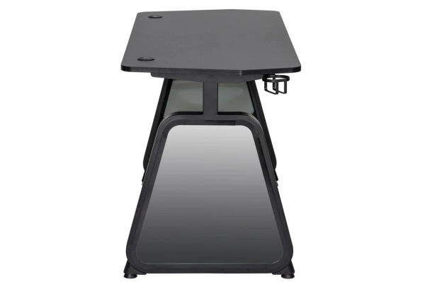 Стол игровой Cactus CS-GMD-BK-RGB столешница МДФ черный каркас черный 136x60x75см  фото