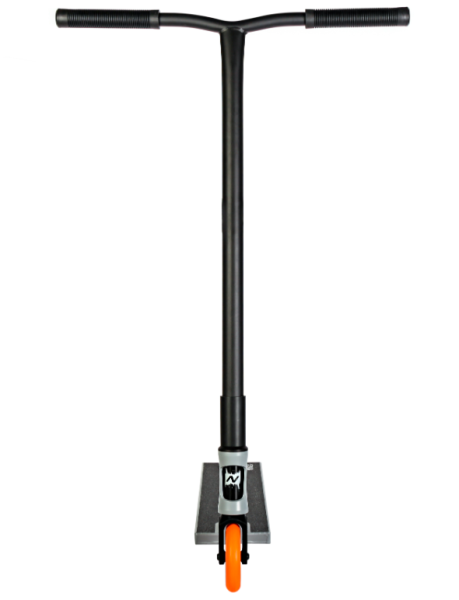 Самокат трюковый NOVATRACK 110A.CROW20.GR24 Crow 20, 110 мм, SCS, алюминий, серый с черным фото