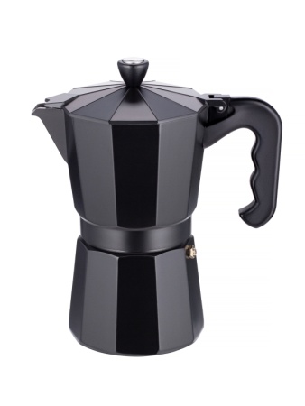 Кофеварка гейзерная TECO TC-402-9 CUPS (450 мл) черный фото