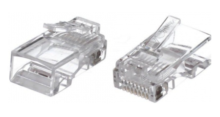 Разъем Vcom RJ-45 8P8C для сети 5 кат. фото