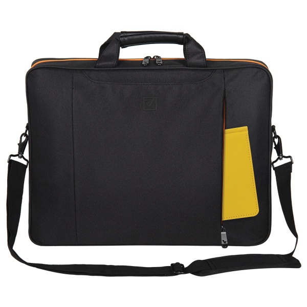 Сумка портфель BRAUBERG OFFICE с отд. для ноутбука 17,3", черная, 34х44х6 см, 270826 фото