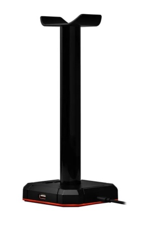Держатель для наушников + usb hab REDRAGON Scepter Pro 4 черный (RGB) фото