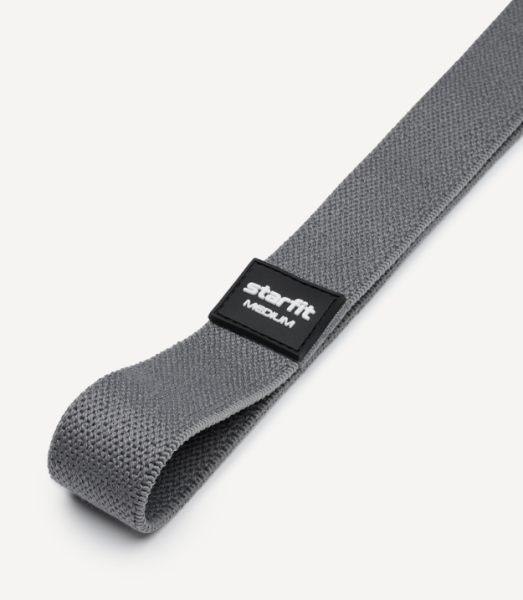 Эспандеры для кроссфита STARFIT ES-205 средняя нагрузка, текстиль, темно-серый фото