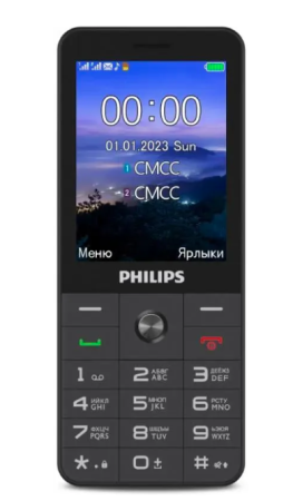 Мобильный телефон Philips Xenium E6808 DUOS Dark Gray (Темно-серый) фото