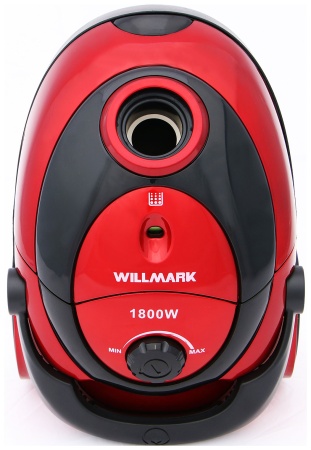 Пылесос WILLMARK VC-1842DB красный фото