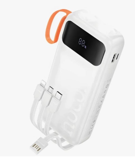 Внешний аккумулятор HOCO J151A 20000mAh  (белый) (6942007653381) фото