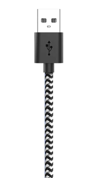 Кабель USB - Type-C PERO DC-04 1м серо-черный PRDC-04TC1MSB фото