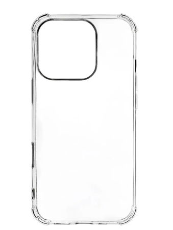 Чехол для Apple iPhone 16 Pro силикон прозрачный усиленный PERO CC02-IP16P-TR фото