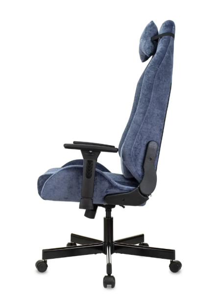 Кресло игровое Knight N1 Fabric синий Light-27 с подголов. крестов. металл KNIGHT N1 BLUE  фото