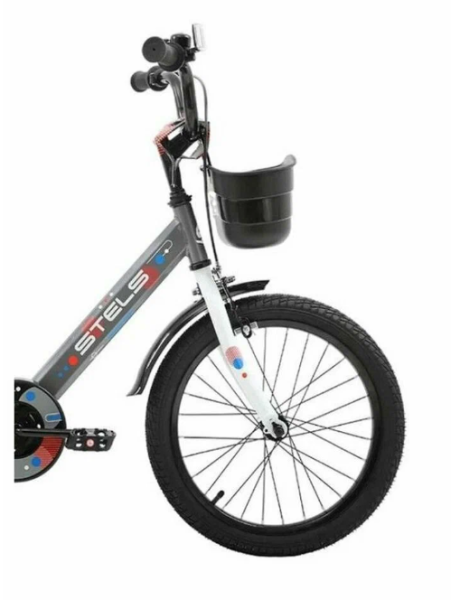 (м) Велосипед детский STELS 18" Strike VC серый  фото