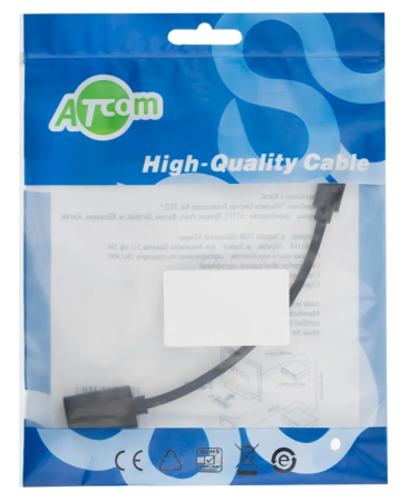 Кабель USB - Type-C (OTG) ATCOM (AT4716) 0.1м фото