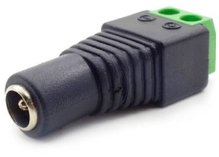 РАЗЪЁМ питания штекер 2.1х5.5 с клеммной колодкой фото