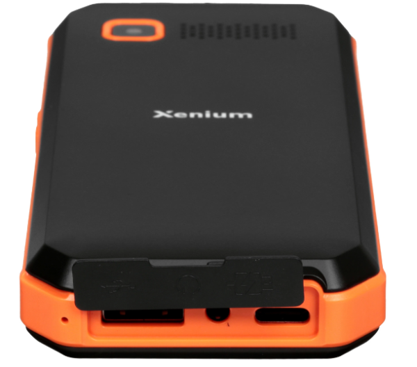 Мобильный телефон XENIUM X300 Orange Black фото