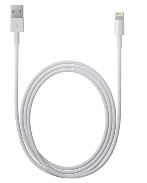 Кабель USB - Lightning Apple 2м белый фото