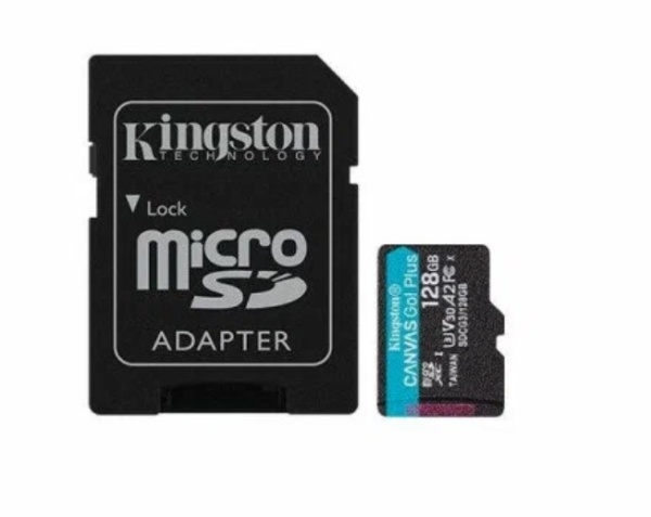Карта памяти MicroSD 128GB Kingston UHS-I U3 (SDCG3/128GB) фото