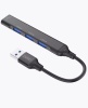 Хаб USB 3.0 PERO MH01 USB-A - USB 3.0+USB 2.0+USB 2.0+USB 2.0, серый MH01GR фото