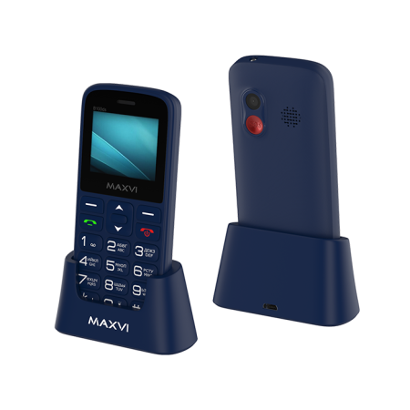 Мобильный телефон MAXVI B100ds Blue (Синий) фото
