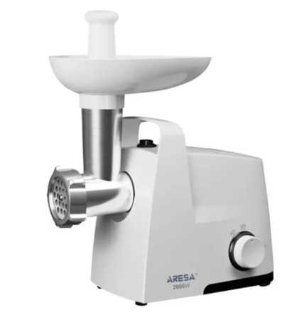 Мясорубка ARESA AR-2110 (шинковки) белый фото