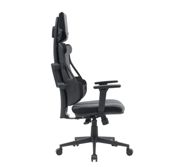 Кресло Cactus CS-CHR-DUO серый/черный с подголов. крестов. сталь пластик черный CS-CHR-DUO-GYBK , шт фото