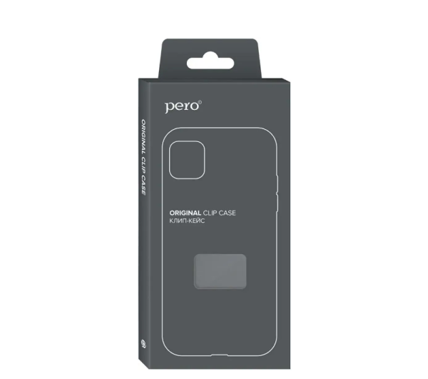 Чехол для Apple iPhone 14 силикон прозрачный усиленный PERO CC02-0050-TR фото