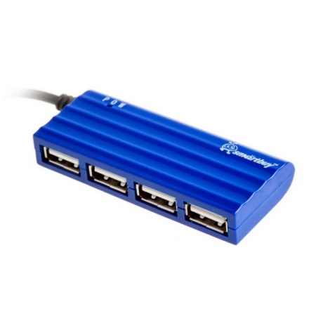 Хаб USB SMARTBUY SBHA-6810-B 4 порта синий фото
