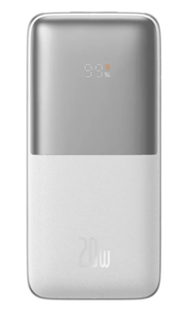 Внешний аккумулятор Baseus Power Bank Bipow Pro 10000mAh 20W White PPBD040102 фото
