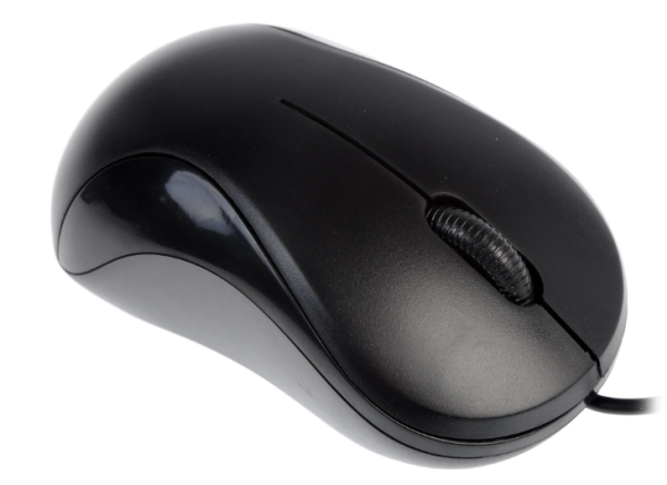 Мышь Оклик 115S черный оптич. 1200dpi USB  фото