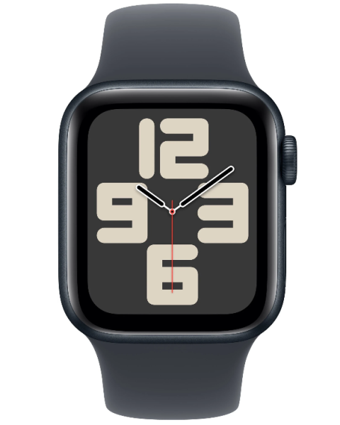 Умные часы Apple Watch SE 2024 40mm Midnight / Midnight Band M/L фото