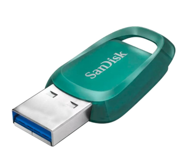 USB флеш-накопитель 128Gb SanDisk Ultra Eco морская волна USB 3.2 (SDCZ96-128G-G46) фото