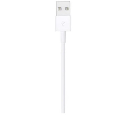 Кабель USB - Lightning Apple 0.5м белый фото
